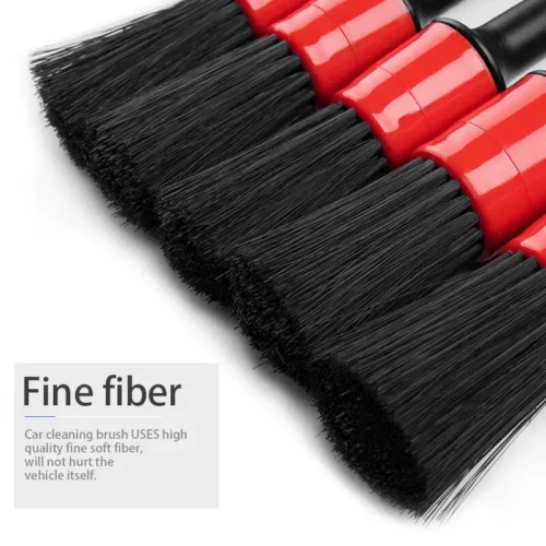 Carro Detalhando Conjunto De Escova, Carro Painel De Ar Condicionado Outlet, Escova Da Roda, Ferramenta De Limpeza Interior, 5