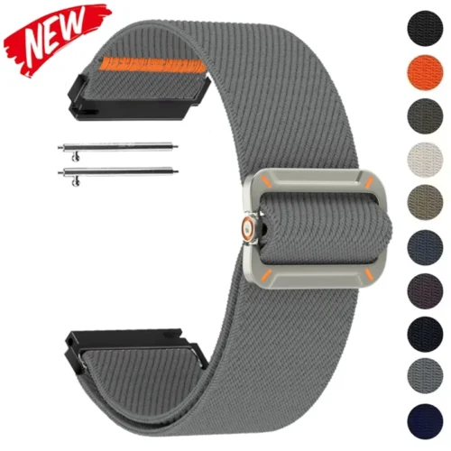 22mm pulseira de relógio para xiaomi relógio 2 pro s4 esporte s3 s2 s1 ativo/mi relógio cor 2 smartwatch relógios banda náilon pulseira elástica