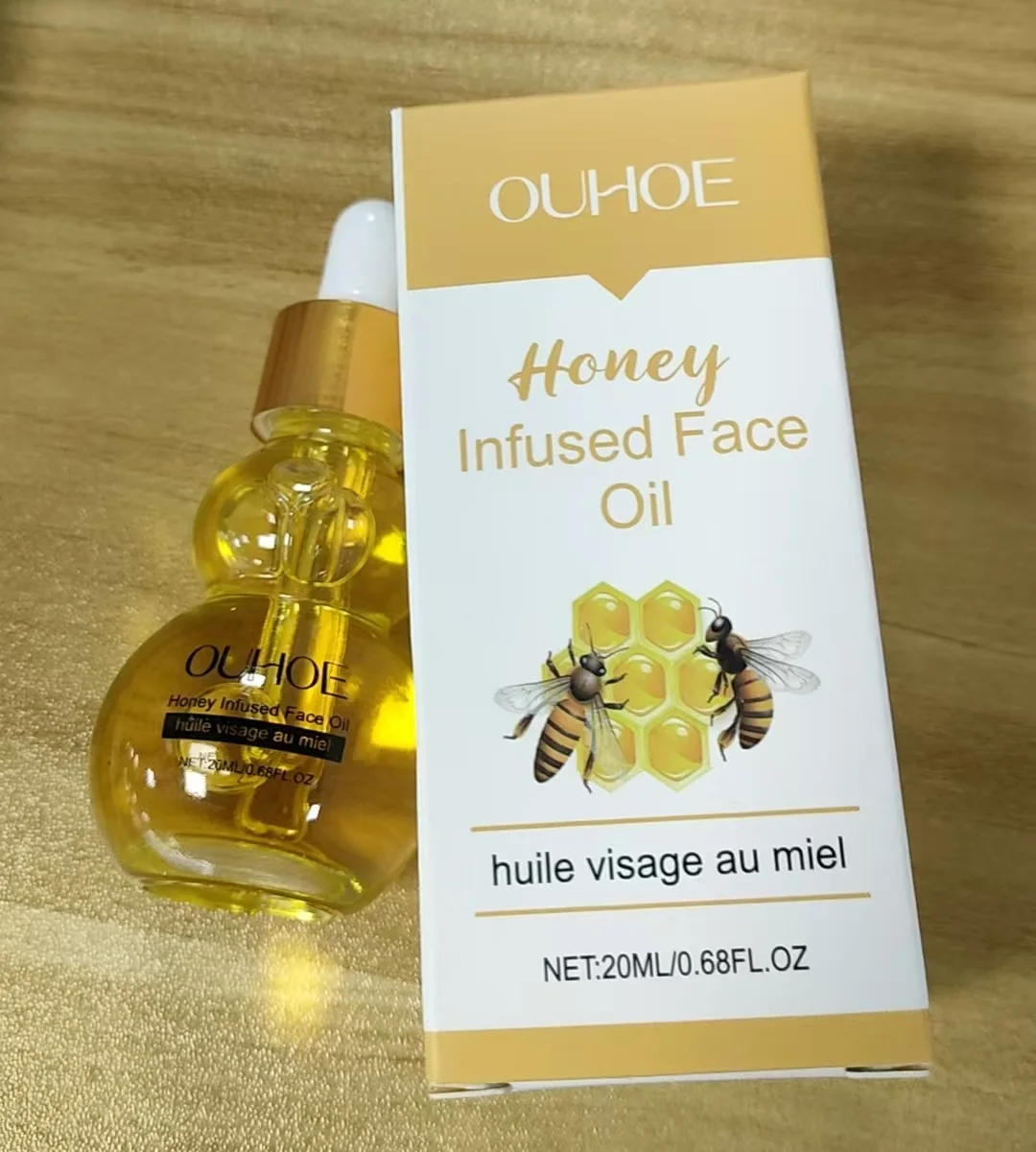 Óleo de essência firmador de mel nutre ilumina essência desbota linhas finas ilumina equilibra óleo de água e suaviza os poros - Imagem 2