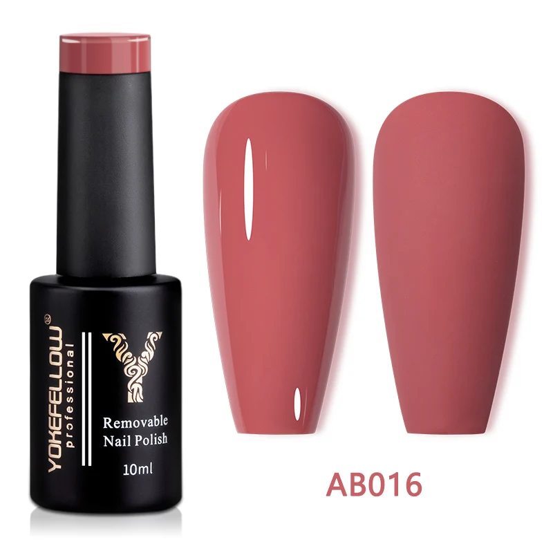Yokefellow gel unha polonês 10ml vermelho marrom gel polonês embeber fora uv led gel verniz 122 cores arte do prego manicure presentes para mulher - Imagem 33