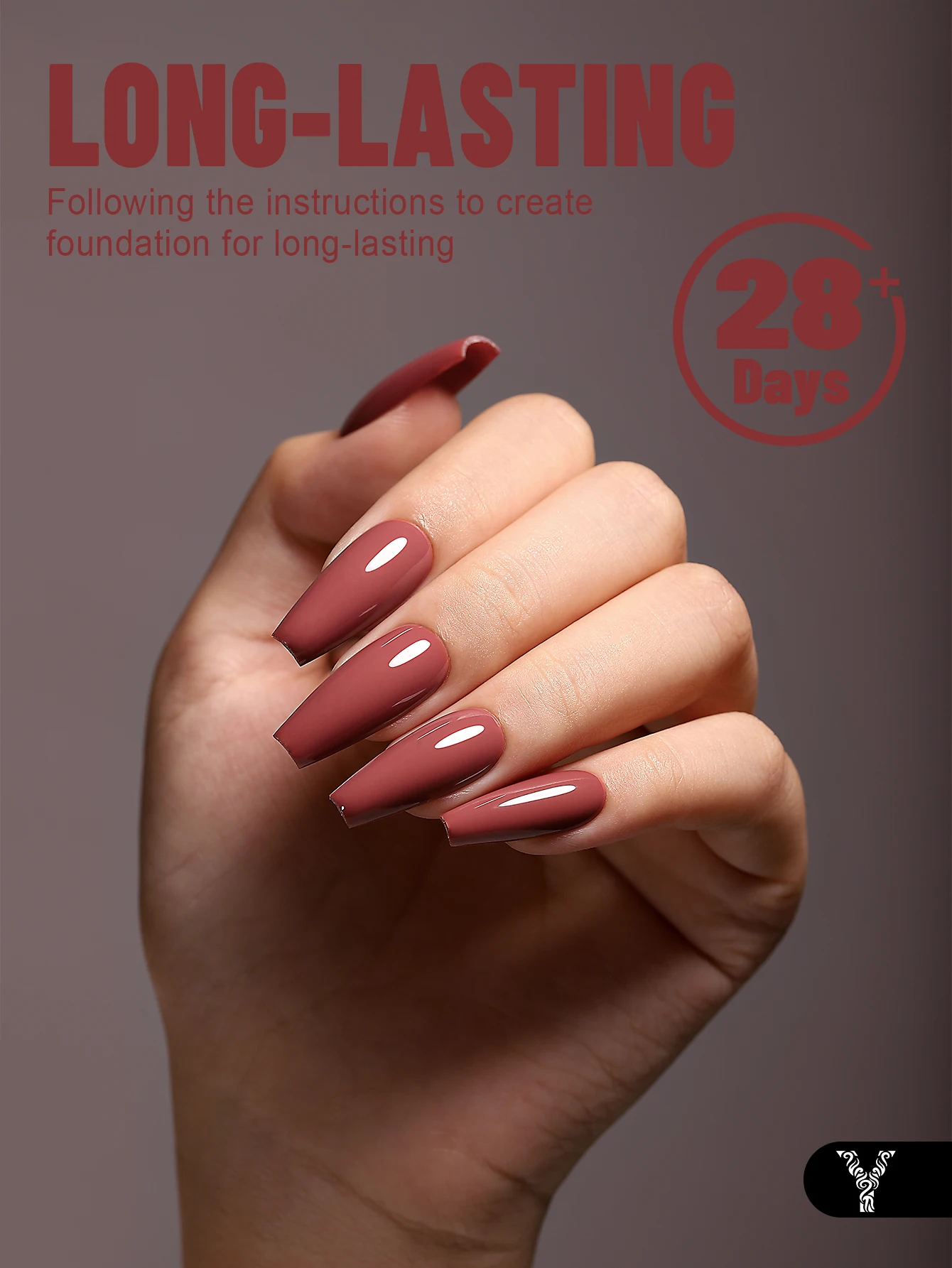 Yokefellow gel unha polonês 10ml vermelho marrom gel polonês embeber fora uv led gel verniz 122 cores arte do prego manicure presentes para mulher - Imagem 4