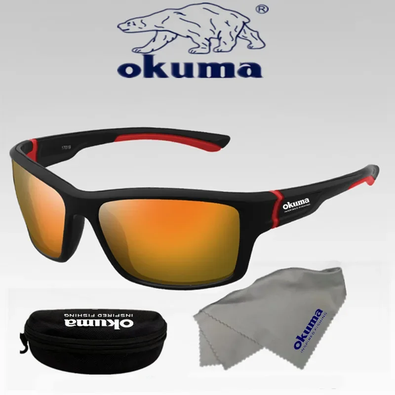 Okuma uv400 óculos de sol de pesca óculos de condução masculino óculos de sol caminhadas pesca clássico óculos de sol uv400 - Imagem 8