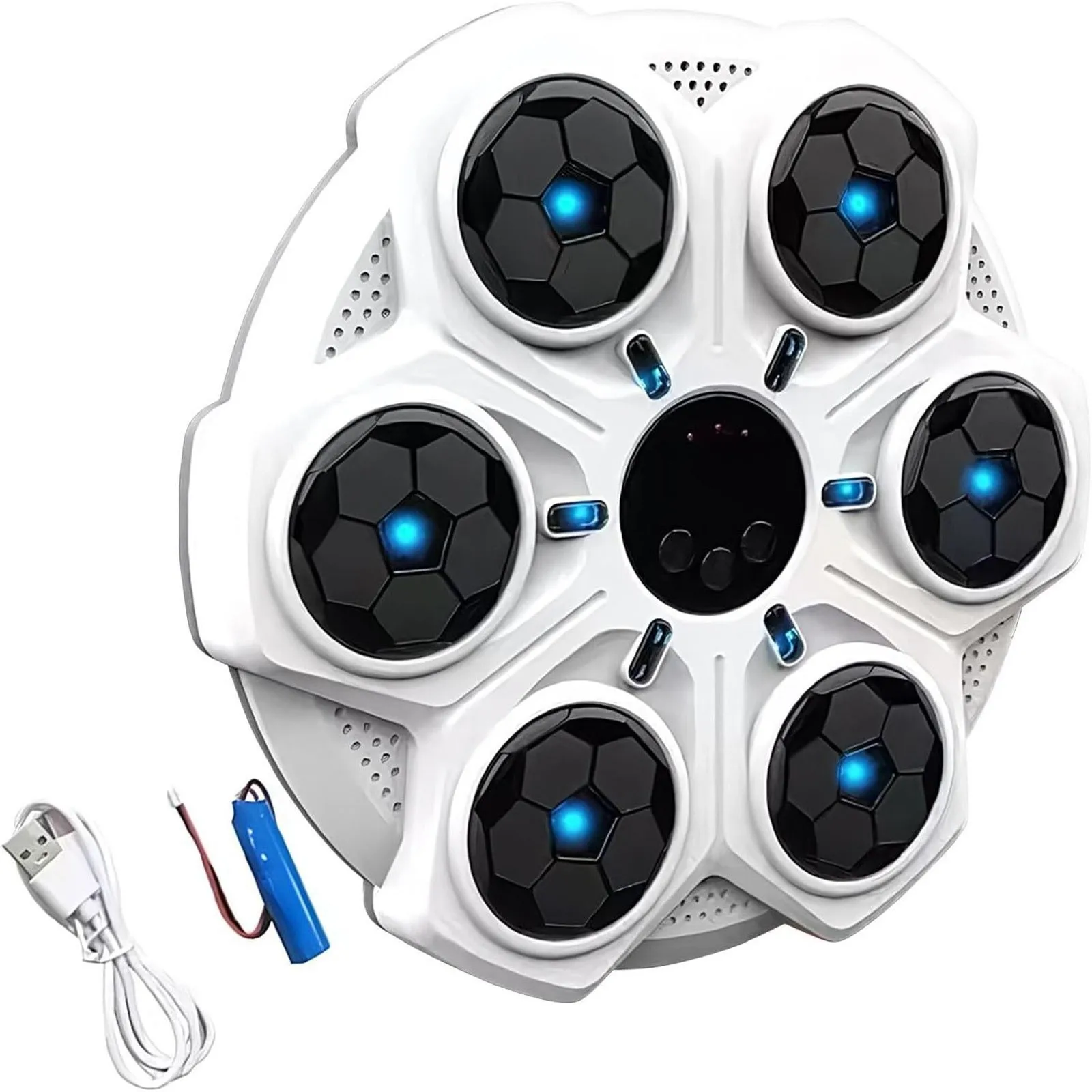 2025 máquina de boxe de música, máquina de boxe inteligente bluetooth com luvas de boxe montada na parede, treinamento de alvo de boxe de música perfuração e - Imagem 7