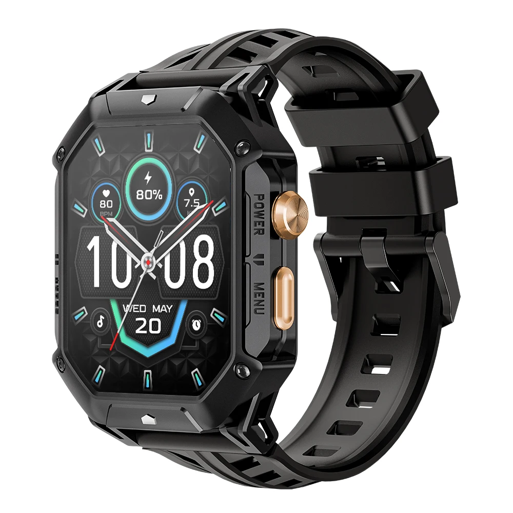 HAYLOU IRON N1 Smartwatchs 2.13’’ AMOLED Display 5ATM Waterproof Bluetooth Call Outdoor Sport Smart Watch 30 Days Battery Life - Imagem 8
