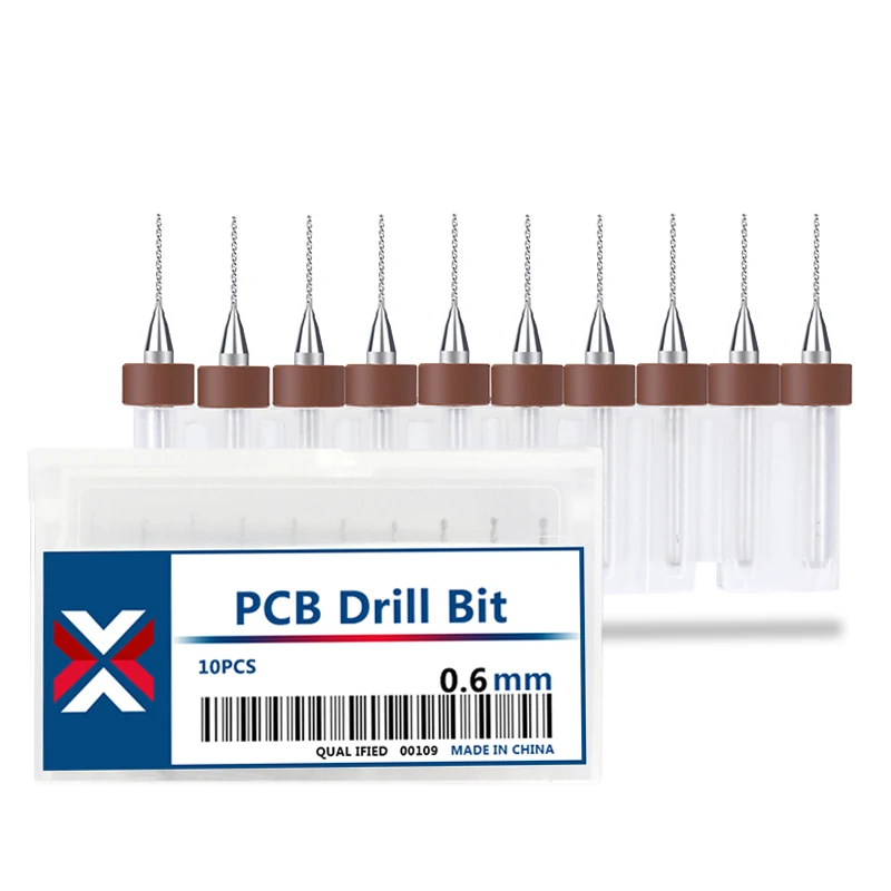 Frete grátis 10 peças 0.6mm-1.5mm brocas pcb de carboneto de importação placa de circuito de impressão mini conjunto de brocas de perfuração cnc - Imagem 10