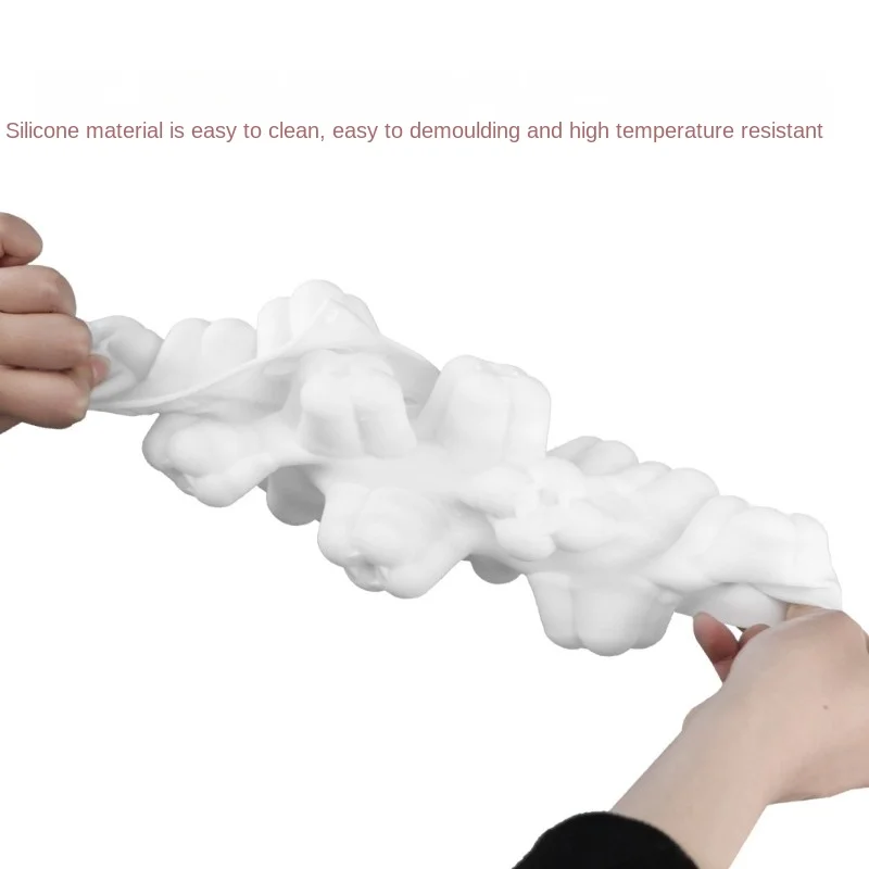 12/15 pçs pequena bolha moldes de vela de silicone artesanal esférico sobremesa bolo cozimento chocolate fazendo diy sabão gesso resina molde - Imagem 4