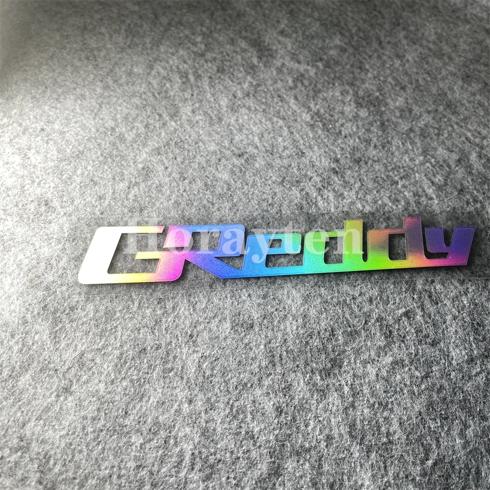 Vinil adesivo para auto corpo, janela e asa traseira, decalques para o Japão JDM, carro Power Acessório, Groddy - Imagem 5