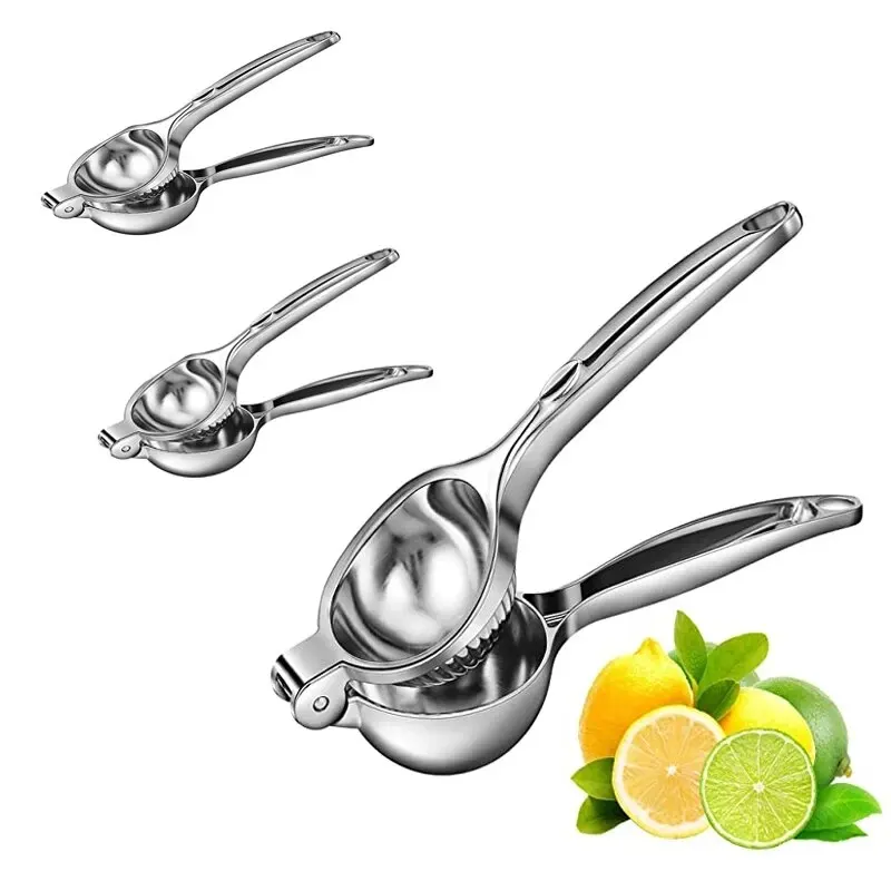 Espremedor de limão manual de aço inoxidável, processador, acessórios de cozinha, suco, prensagem de frutas, cítricos, laranja, prensa de limão - Imagem 8