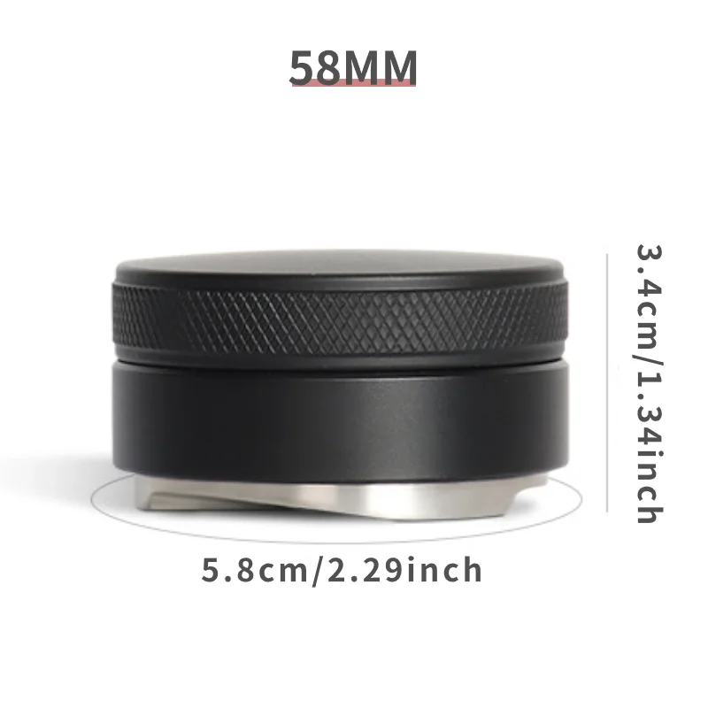Café Distribuidora Espresso, Ferramenta de Distribuição, Leveler, 3 encostas angulosas, Tamper Palm ajustável, Fits 51mm, 53mm, 58mm Portafilter - Imagem 7