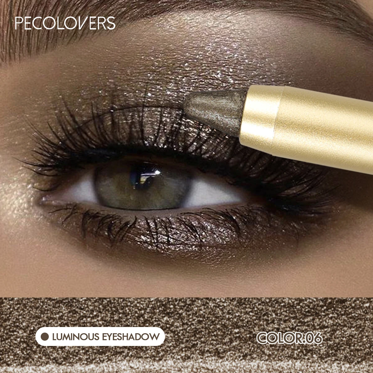 1 unidade de deslumbrantes bastões de sombra para olhos multicoloridos - Longa duração, à prova d'água, fáceis de aplicar, resistentes a borrões, com acabamento perolado brilhante. - Imagem 12