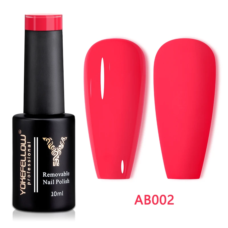 Yokefellow gel unha polonês 10ml vermelho marrom gel polonês embeber fora uv led gel verniz 122 cores arte do prego manicure presentes para mulher - Imagem 27