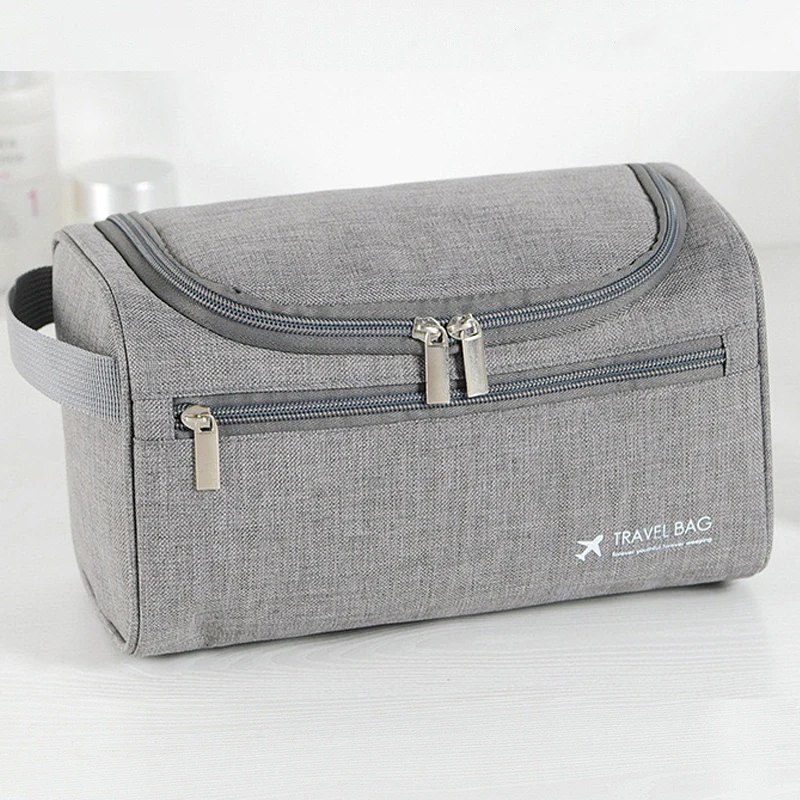 Mochatree bolsa vintage masculina, bolsa de higiene pessoal para viagem, necessária, negócios, cosméticos, organizador de armazenamento pendurado, sacos de lavagem - Imagem 7