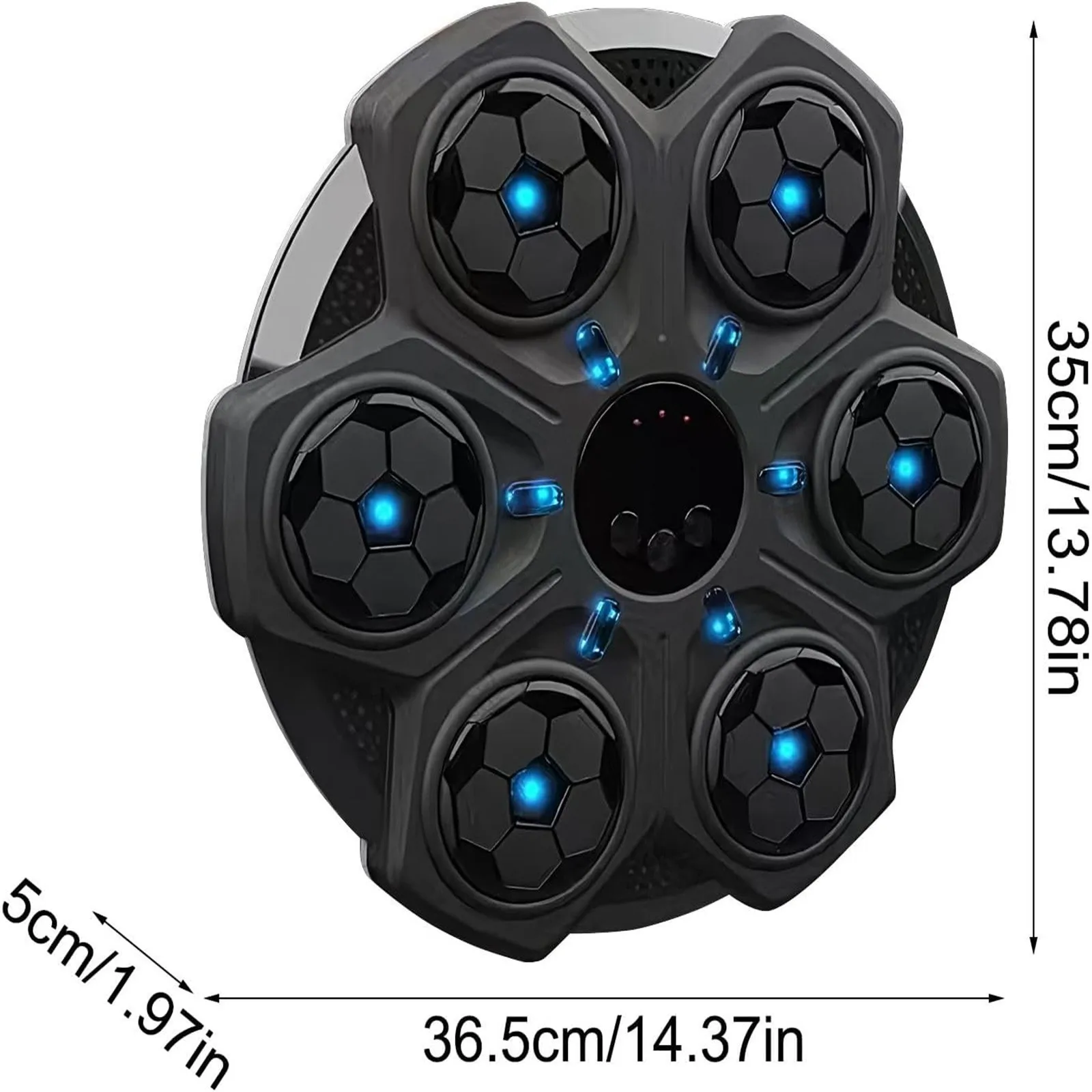 2025 máquina de boxe de música, máquina de boxe inteligente bluetooth com luvas de boxe montada na parede, treinamento de alvo de boxe de música perfuração e - Imagem 5