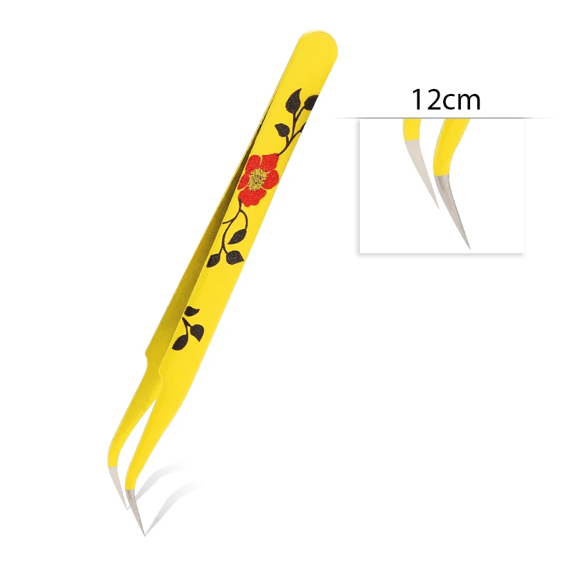 Qiao excelente qualidade pinças dobrar + reta novo aço inoxidável industrial anti-estática cruz pinças acessórios de costura ferramentas - Imagem 26