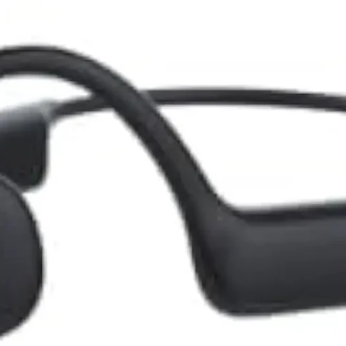 Fones de ouvido de condução óssea, microfones de fones de ouvido esportivos sem fio Bluetooth, fones de ouvido à prova d'água de bateria longa correndo preto