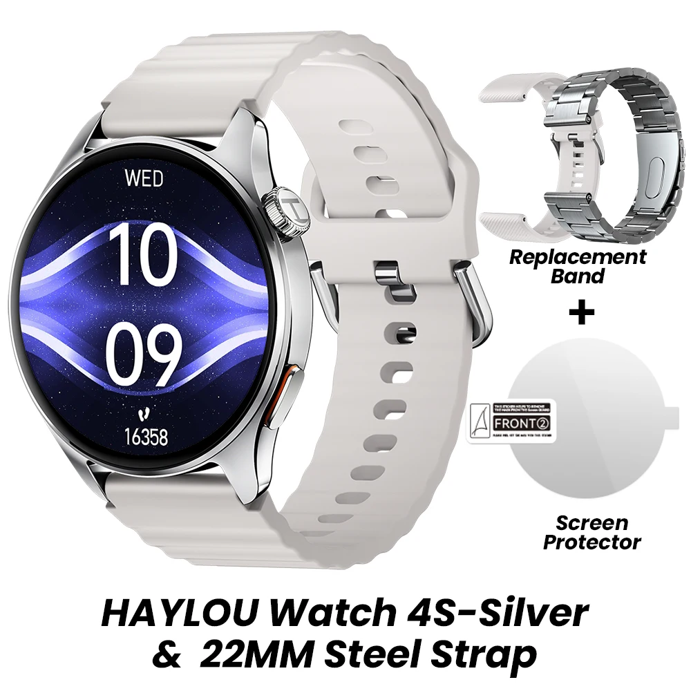 Relógio Inteligente HAYLOU Watch 4S com GPS, Tela AMOLED HD de 1,43”, Posicionamento GPS por 5 Satélites, Mais de 120 Modos de Treino, Ideal para Esportes e Fitness. - Imagem 7