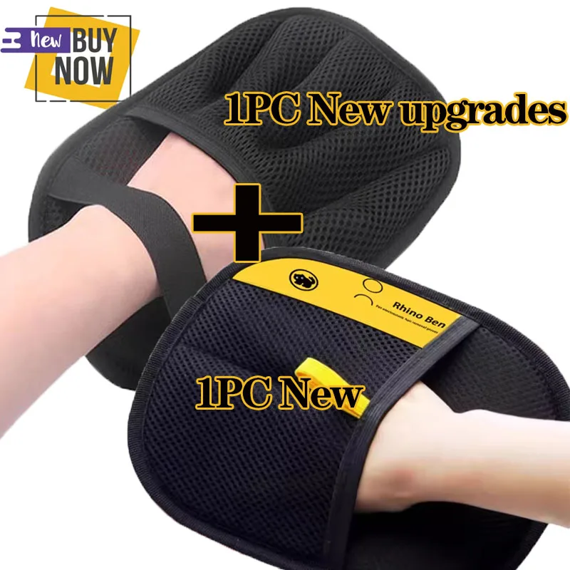 Novas atualizações ferramentas de remoção de pêlos de animais de estimação luvas reutilizáveis, luvas de beleza de dupla face para animais de estimação, remoção de carpetes de pele de animais de estimação suprimentos para animais de estimação - Imagem 10