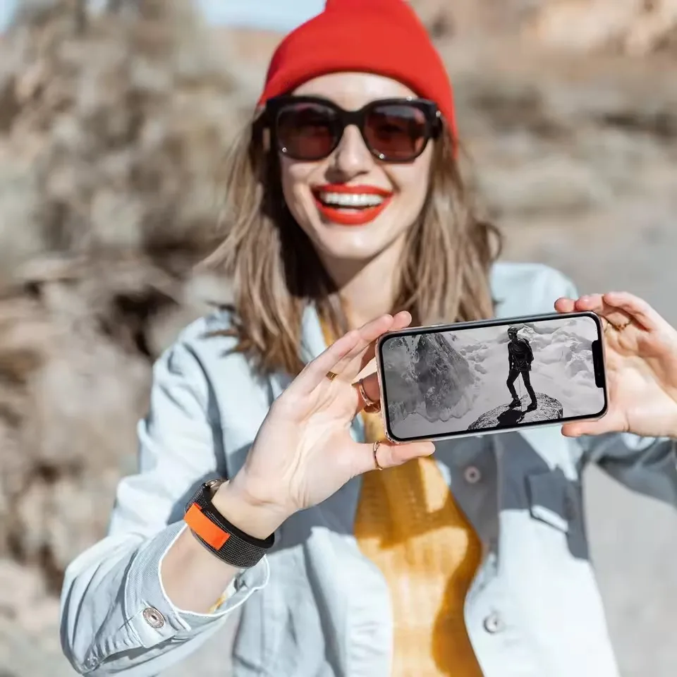 Pulseira oficial trilha loop para apple watch ultra 3 2 49mm banda 45mm 44mm 41mm 40mm 38 pulseira iwatch série 11 10 42 46mm 9876se - Imagem 6