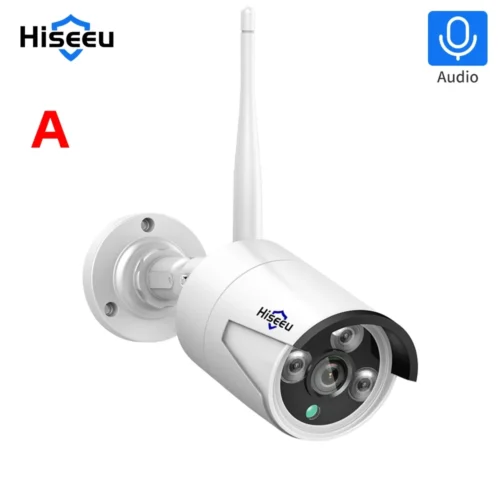 Hiseeu-câmera de segurança 1536p, sem fio, à prova d'água, com lente 3.6mm, wifi, sistema de cctv, pro, vista app