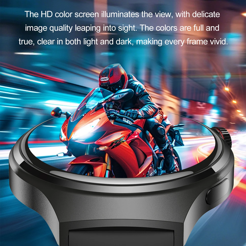 2025 novo relógio 4 gt série relógio inteligente masculino tela amoled freqüência cardíaca monitoramento de saúde bluetooth chamada negócios smartwatch homem - Imagem 2