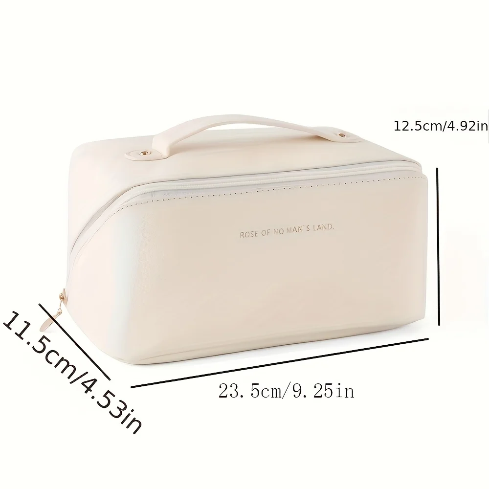 Organizador de maquiagem feminino kit de higiene pessoal saco compõem caso bolsa de armazenamento luxo senhora caixa, saco de cosméticos, saco organizador para viagem zip - Imagem 6