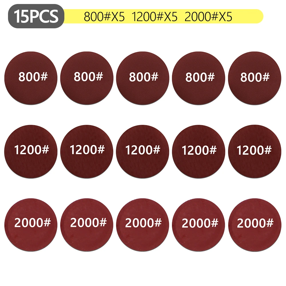 Farol Repair Restoration Kit com Lixa, Disco De Polimento De Carro, Esponja De Enceração Automática, Lixadeira, 3 Polegadas, 75mm, Carro Detalhando - Imagem 14