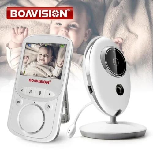Sem fio lcd áudio vídeo monitor do bebê vb605 rádio babá música intercom ir 24h portátil câmera do bebê walkie talkie babá