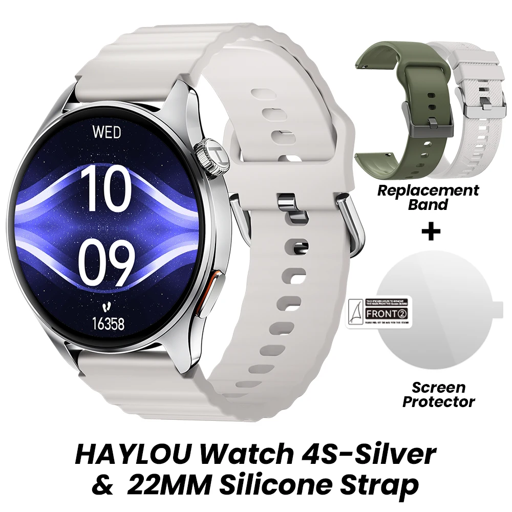 Relógio Inteligente HAYLOU Watch 4S com GPS, Tela AMOLED HD de 1,43”, Posicionamento GPS por 5 Satélites, Mais de 120 Modos de Treino, Ideal para Esportes e Fitness. - Imagem 11