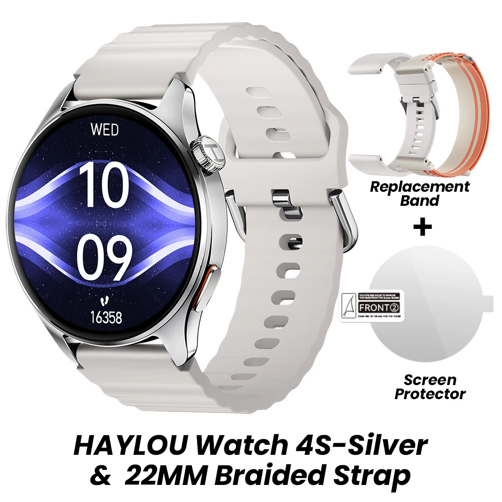 Relógio Inteligente HAYLOU Watch 4S com GPS, Tela AMOLED HD de 1,43”, Posicionamento GPS por 5 Satélites, Mais de 120 Modos de Treino, Ideal para Esportes e Fitness. - Imagem 8
