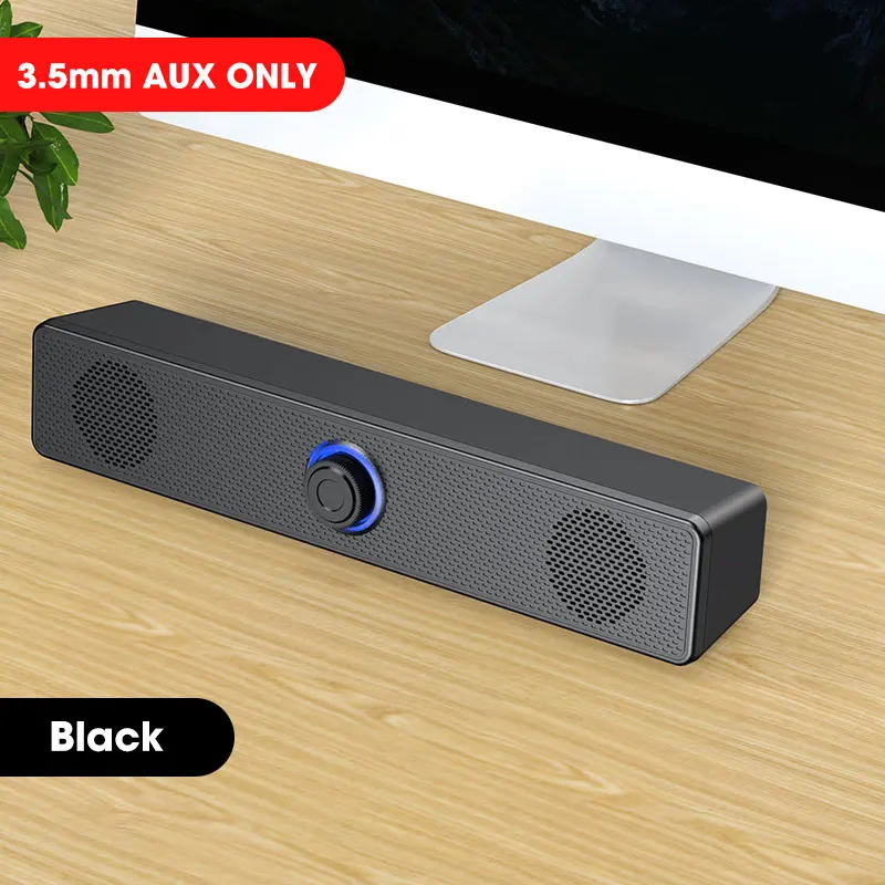 Alto-falantes de computador bluetooth com fio barra de som surround estéreo subwoofer soundbar para desktop portátil pc mini sistema de cinema em casa - Imagem 7