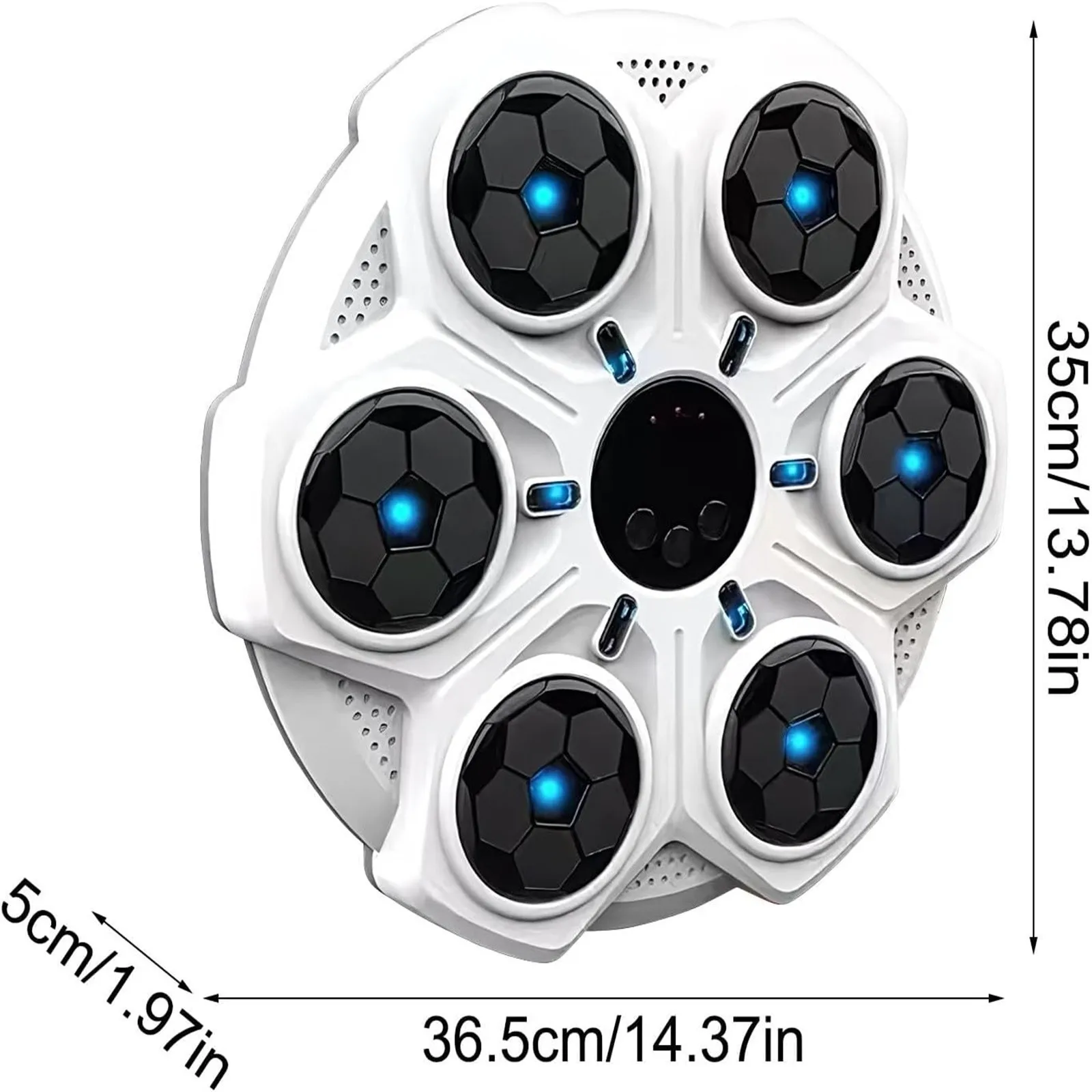 2025 máquina de boxe de música, máquina de boxe inteligente bluetooth com luvas de boxe montada na parede, treinamento de alvo de boxe de música perfuração e - Imagem 4