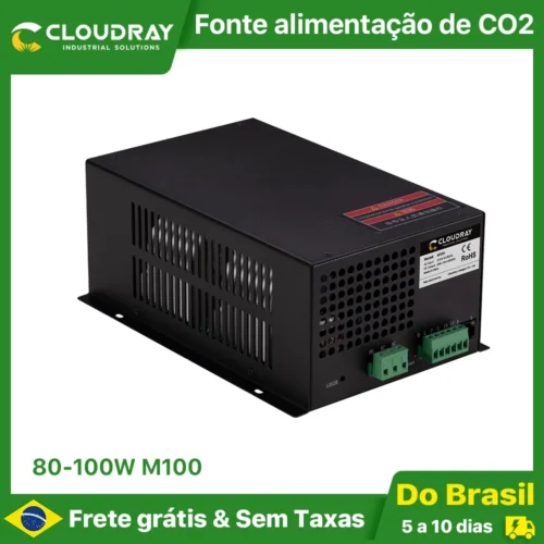 Cloudray-Fonte de Alimentação Laser para Gravação e Corte, CO2, M100W, 80-100W