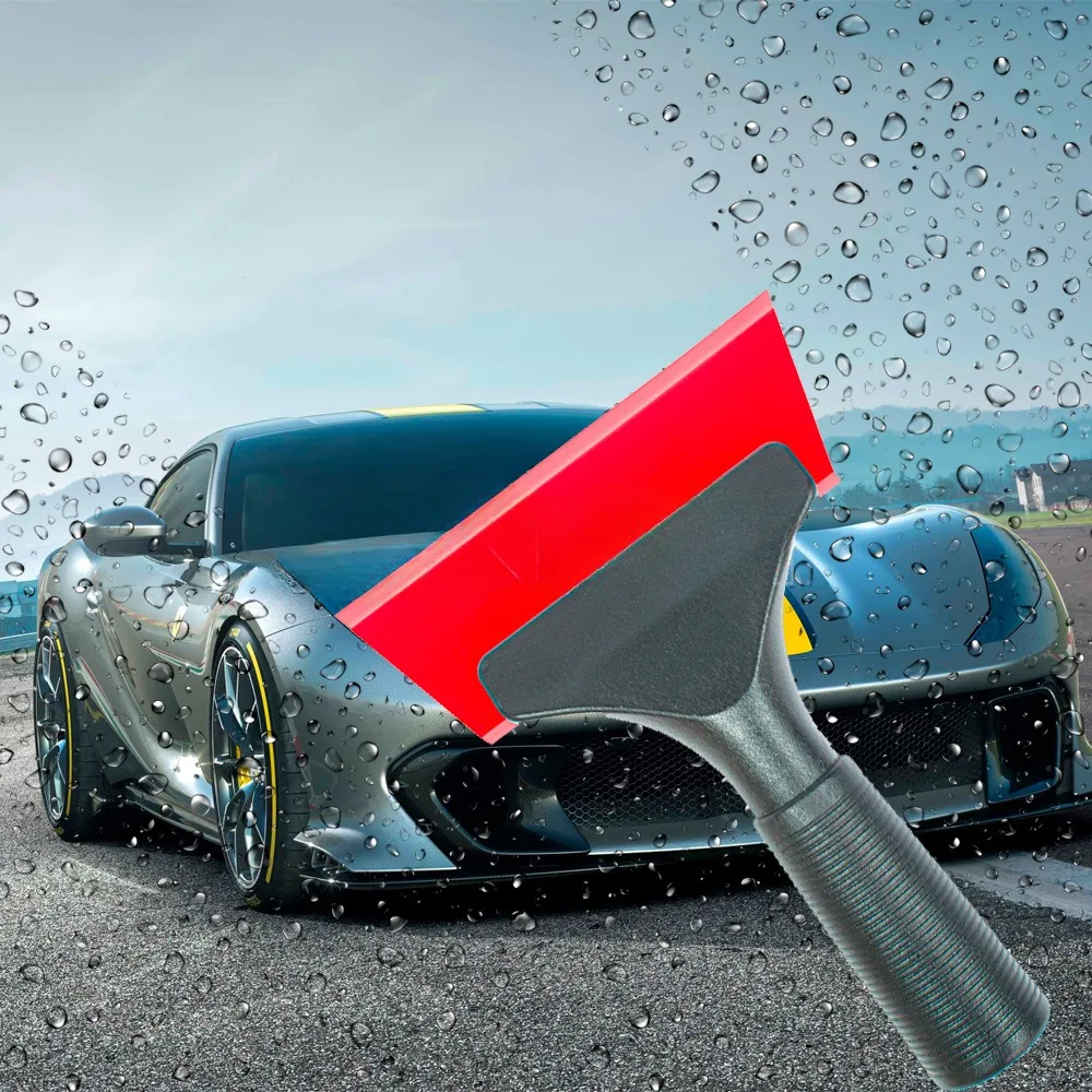 Aliwrap 5 polegada lidar com rodo de borracha janela matiz removedor água pára-brisa do carro espelho vidro chuveiro ferramenta limpeza lavagem automática limpador - Imagem 2