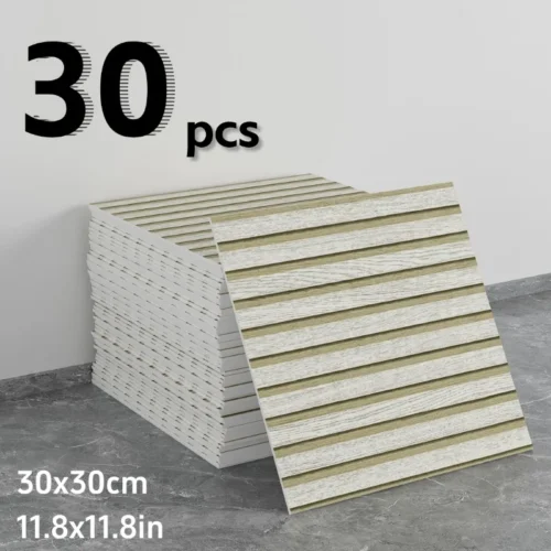 Adesivos de parede autoadesivos brilhantes de grão de madeira, papel de parede à prova d'água e à prova de umidade, decoração de fundo de sala de estar