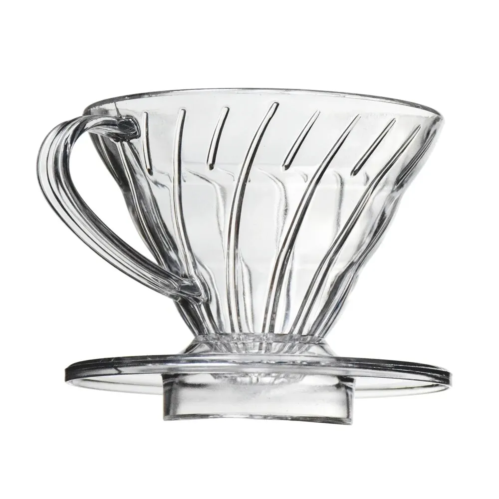 Filtro de café de resina de gotejador de café reutilizável para despejar sobre barista café cerveja funil de café filtro Cup1-2Cups/1-4Cups