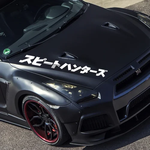 Pára-brisa do carro pvc adesivo gráficos estilo japonês automóvel janela porta capô diy decalque de vinil auto acessórios de ajuste externo