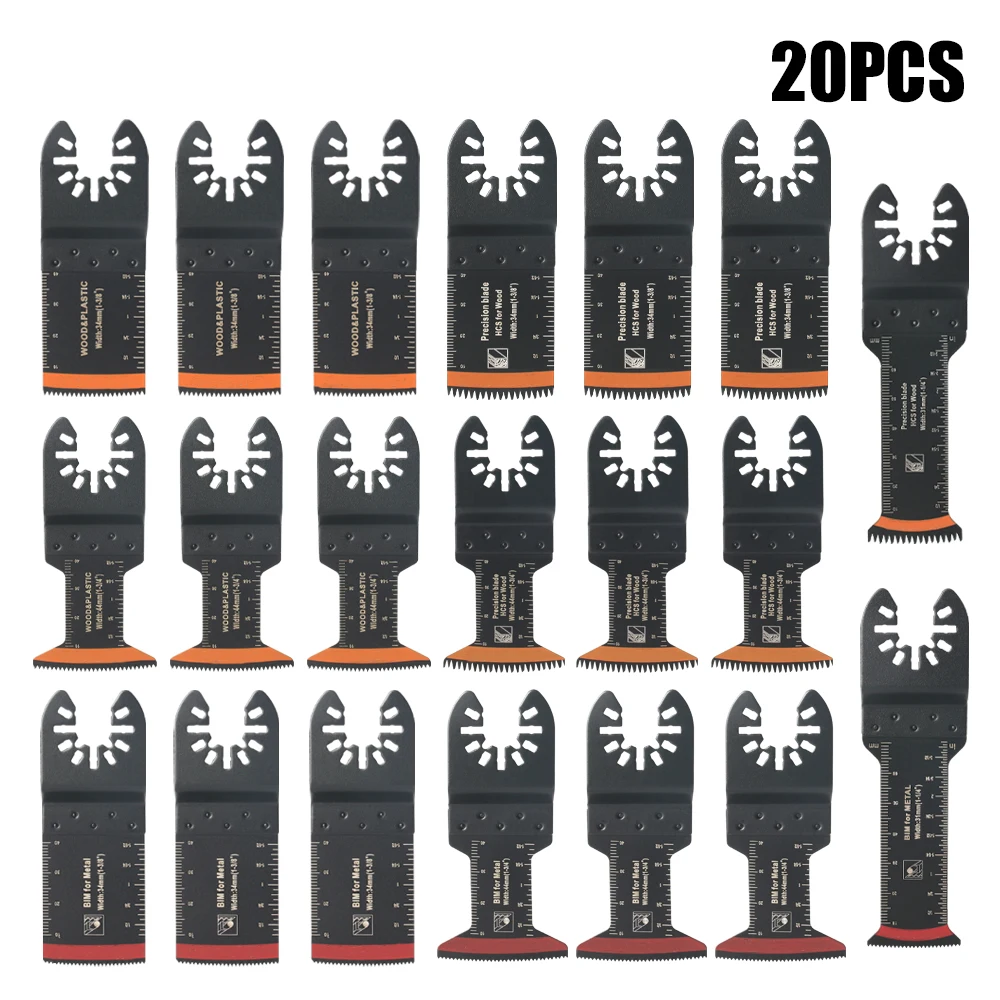Kit de lâmina de serra oscilante de carboneto de dente japonês 10-39 peças lâminas multiferramenta oscilantes de borda de arco corte preciso para madeira pvc ferro - Imagem 10