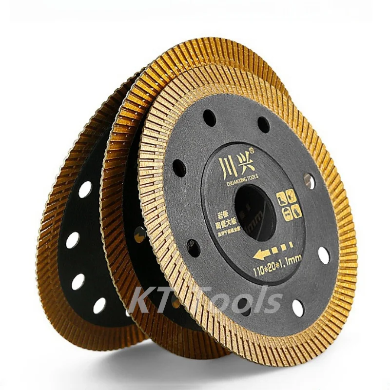 1pc 105/110/115/125mm disco de corte de diamante fino lâmina de serra de diamante telha pedra de mármore moedor de ângulo serra circular cortador de telha - Imagem 4