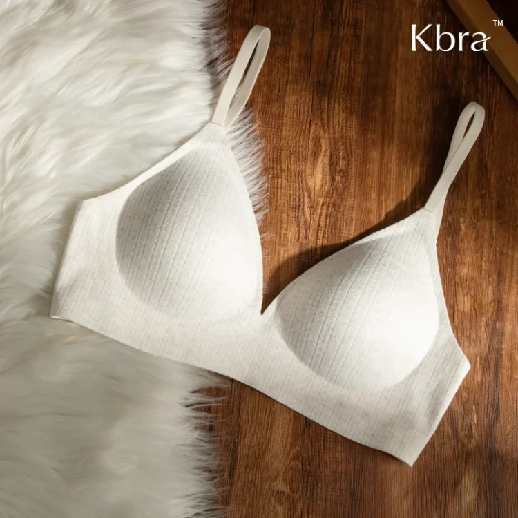 Sutiã Esportivo com Estampa Floral Sem Fio Copo Triangular Lingerie Fena Alça Fixa Decote em V Sem Costura Universal para... - Imagem 7