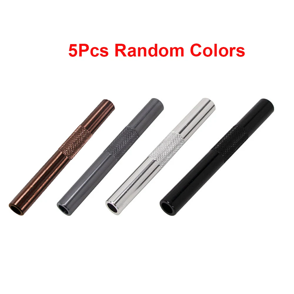 Palha de metal legal gadget para homens tubo de liga de alumínio portátil tubos de fumaça de metal acessórios de cigarro - Imagem 11