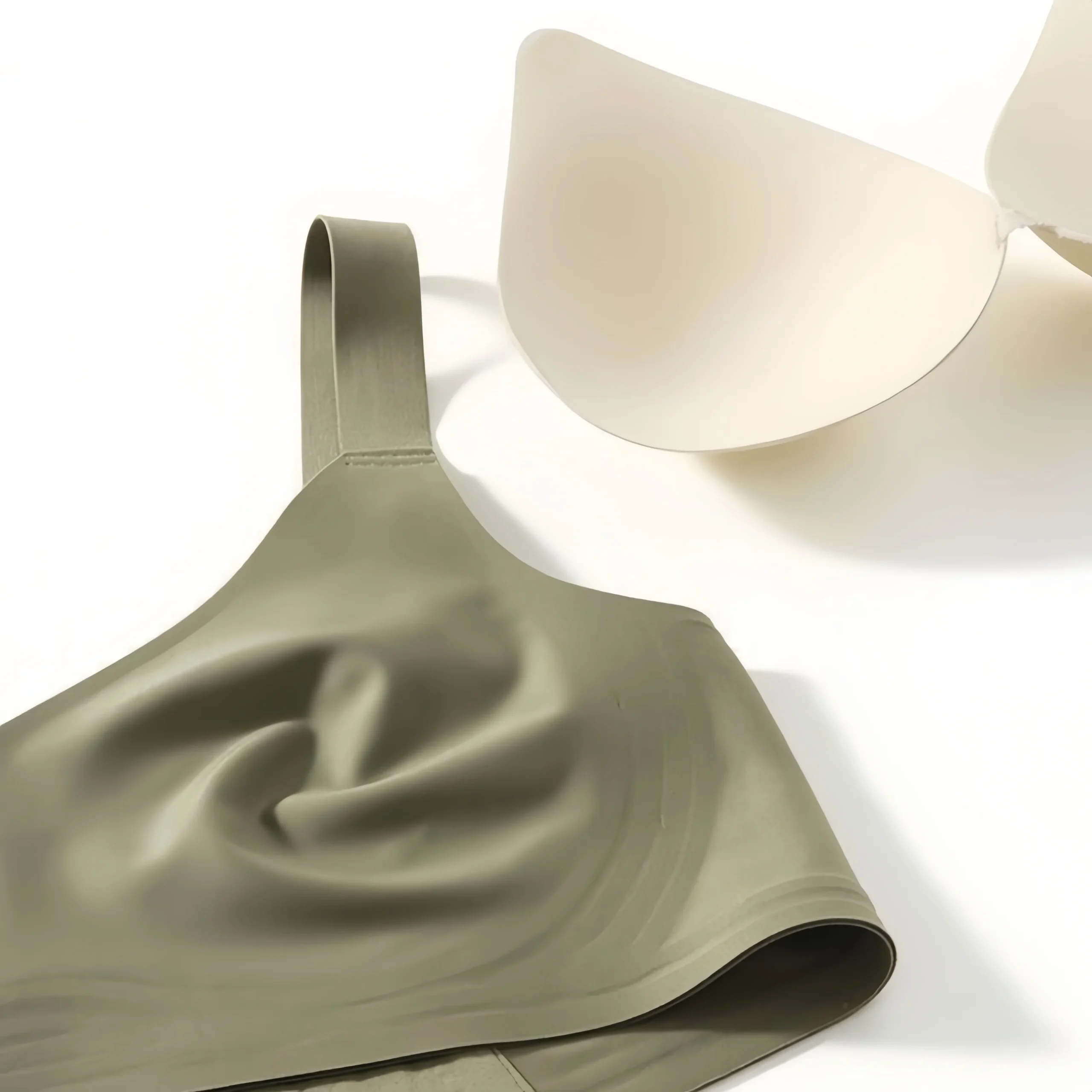 2 pçs/set sutiãs para mulheres esportes topos sem costura roupa interior acolchoada lingerie sexy alças largas sutiã feminino íntimo - Imagem 6