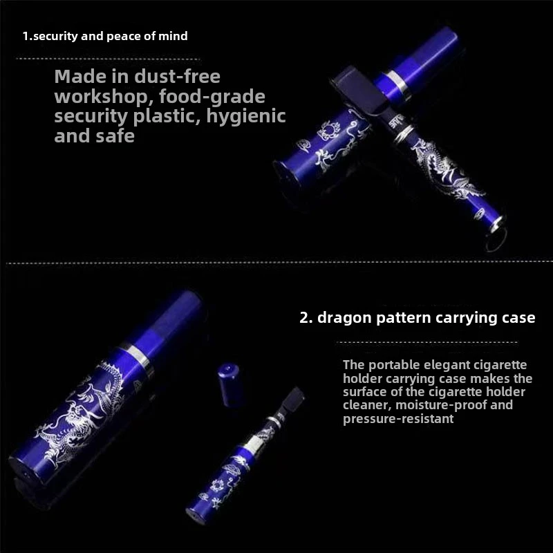 2024 novo filtro de cigarro reutilizável atualizado-redutor de alcatrão portátil, fumar mais saudável, suporte ecológico sem vazamento de óleo - Imagem 3