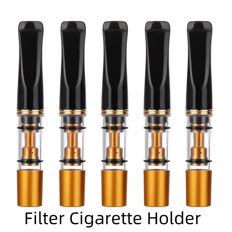 5 pçs reduzir alcatrão titular de fumaça acessórios para fumar bocal reutilizável filtro de alcatrão cuidados orais tabaco alcatrão limpo cigarro titular - Imagem 7