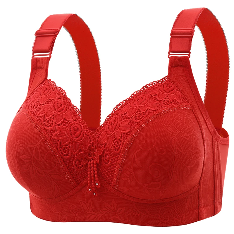 Sutiãs de renda femininos ultra-fino perspectiva bralette sutiã em v profundo lingerie sexy topos plus size copo roupa interior da mãe sutiã ativo - Imagem 5