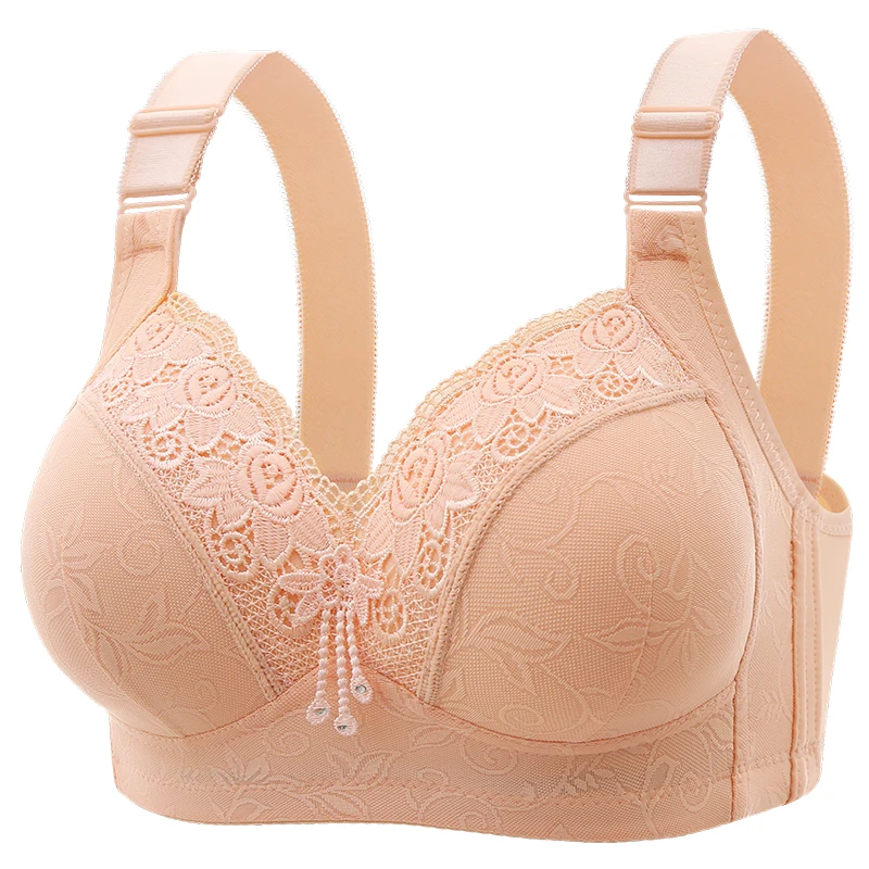 Sutiãs de renda femininos ultra-fino perspectiva bralette sutiã em v profundo lingerie sexy topos plus size copo roupa interior da mãe sutiã ativo - Imagem 3