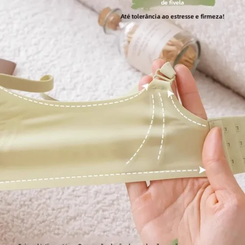 Sutiã Sem Fio de Seda Gelada para Mulheres, Sem Costura, para Pequs Seios, Efeito Ilusão, Verão, Ultrino, com Bojo Tipo ...