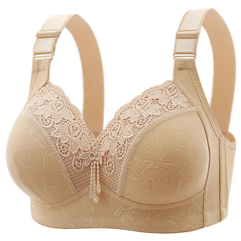 Sutiãs de renda femininos ultra-fino perspectiva bralette sutiã em v profundo lingerie sexy topos plus size copo roupa interior da mãe sutiã ativo - Imagem 4